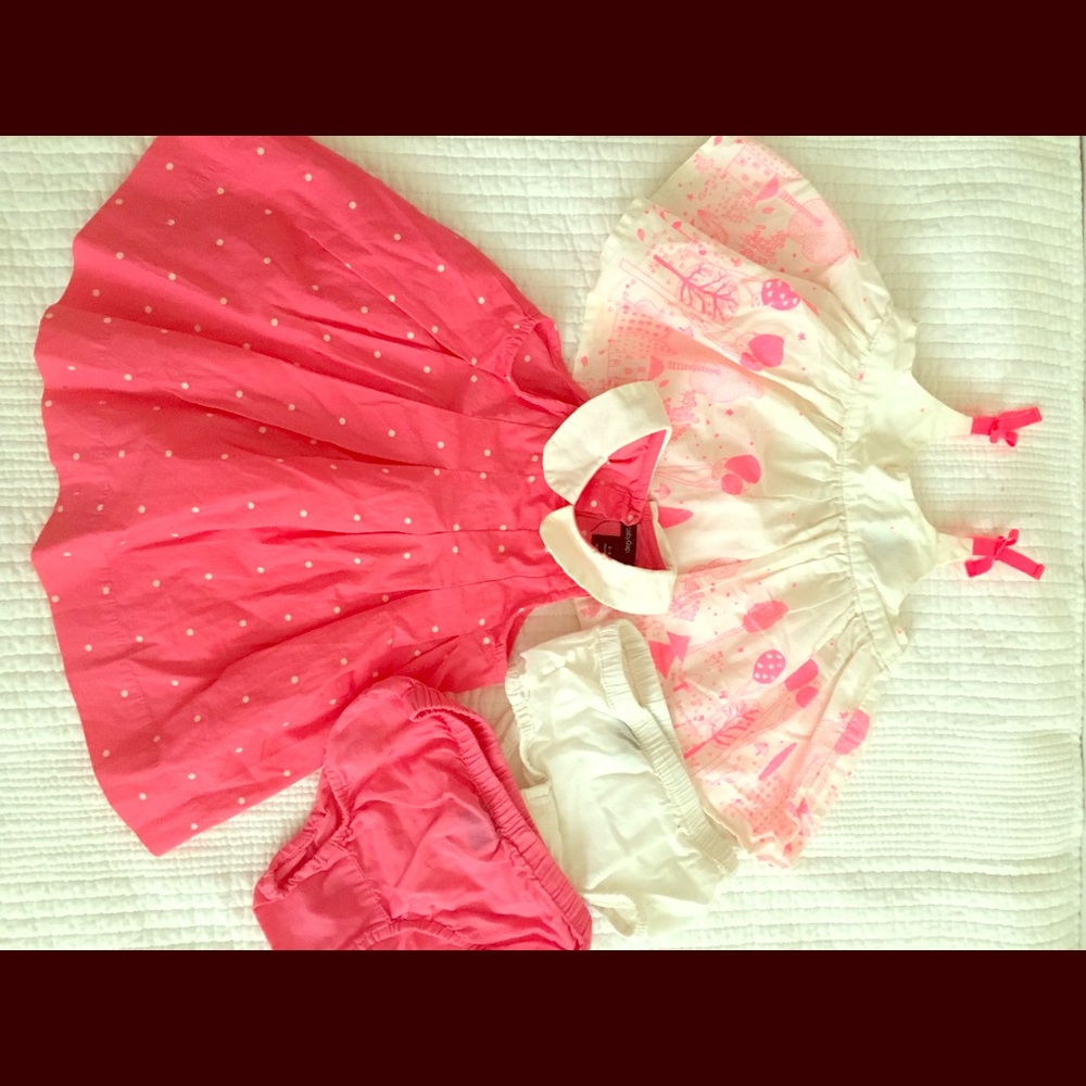 Baby girl 3-6 mon, dresses. Only GAP
